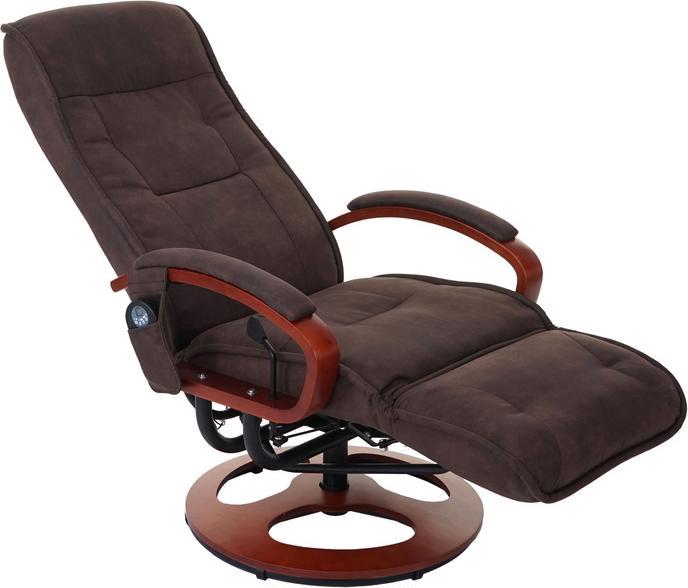 Immagine prodotto Swisshandel24 Lettino relax, poltrona relax, poltrona massaggiante, con massaggio Tessuto/Tessuto - finta pelle