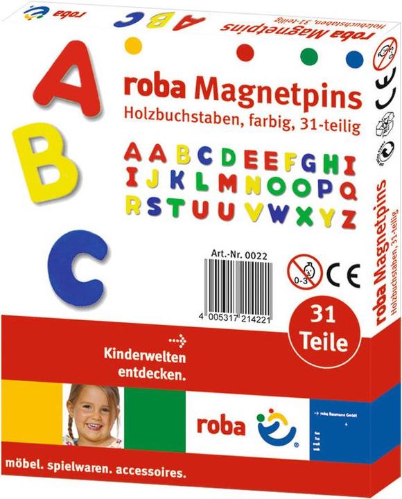 Produktbild Roba Holzmagnetbuchstaben (31 x)