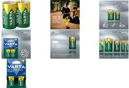 Actual product image Varta VAR rechargeable battery NimH Baby 3,0A 2er (2 pcs., C, 3000 mAh)