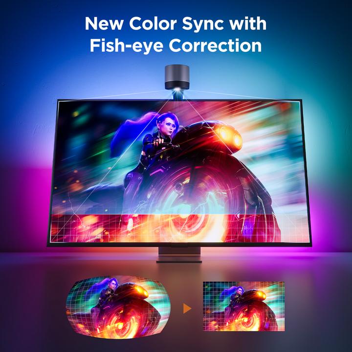 Produktbild Govee Envisual TV Backlight (Warmweiss, RGBIC, 360 cm, Indoor)