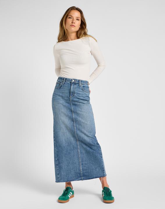 Image du produit Lee Jupe en jean Back Slit Maxi Skirt (29)