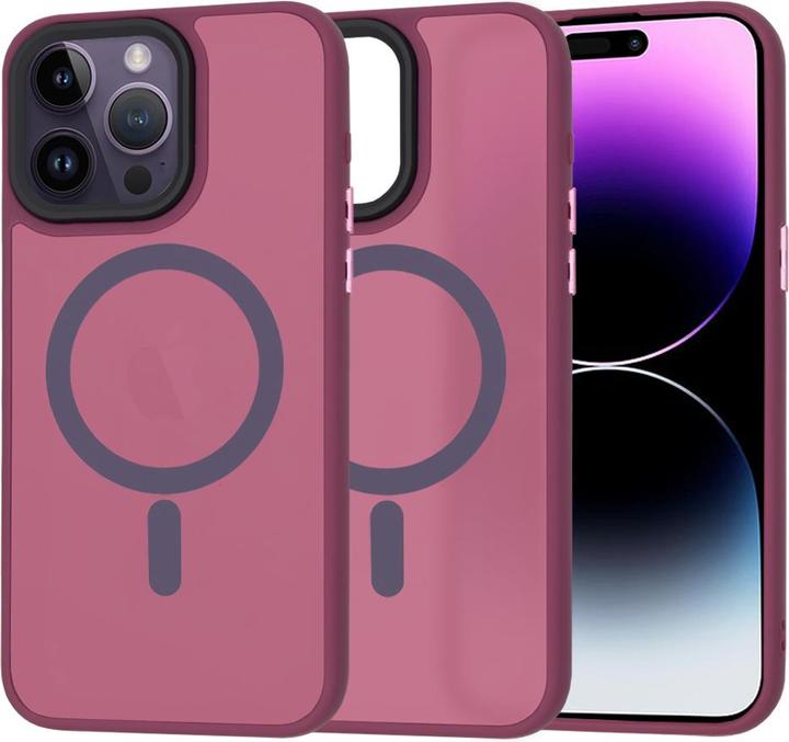 Immagine prodotto Techsuit - HaloFrost MagSafe Series - iPhone 14 Pro Max - Bordeaux (Apple iPhone 14 Pro Max)