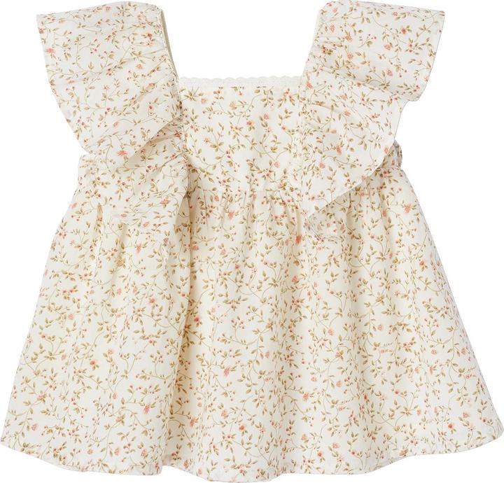 Actual product image Vertbaudet Festliches Mädchen Baby Blumenkleid mit Schmetterlingsärmeln (80)