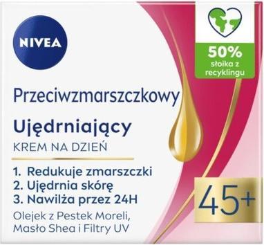 NIVEA Anti-Wrinkle+ Firming Night Cream 45+ 50Ml (Körpercreme, 50 ml)