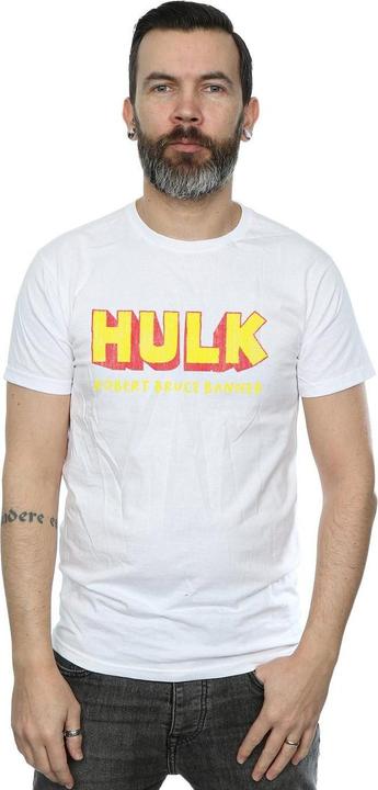 Actual product image Mens Hulk AKA Robert Bruce Banner T-Shirt (S)