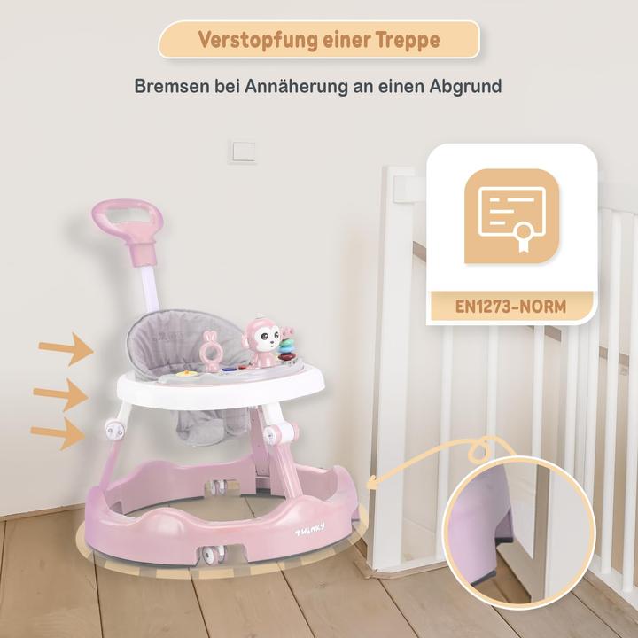 Immagine prodotto Twinky Lauflernwagen mit Spielset & Bodenmatte