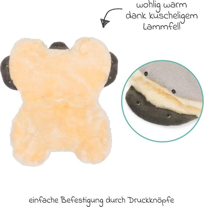 Immagine prodotto Fillikid Handwärmer Lammfell-Handwärmer Nyby Style für Buggy