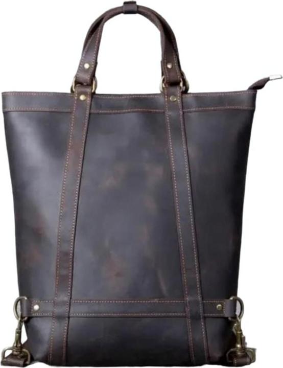 Only-Bags.Store Handgefertigter Lederrucksack, Ledertasche Tote