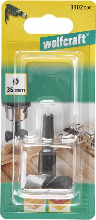 Actual product image wolfcraft Forstner bit 15 mm total length (8 mm)