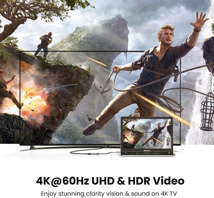 Immagine prodotto Ugreen Adattatore da USB-C a HDMI (USB-C, HDMI, 10 cm)