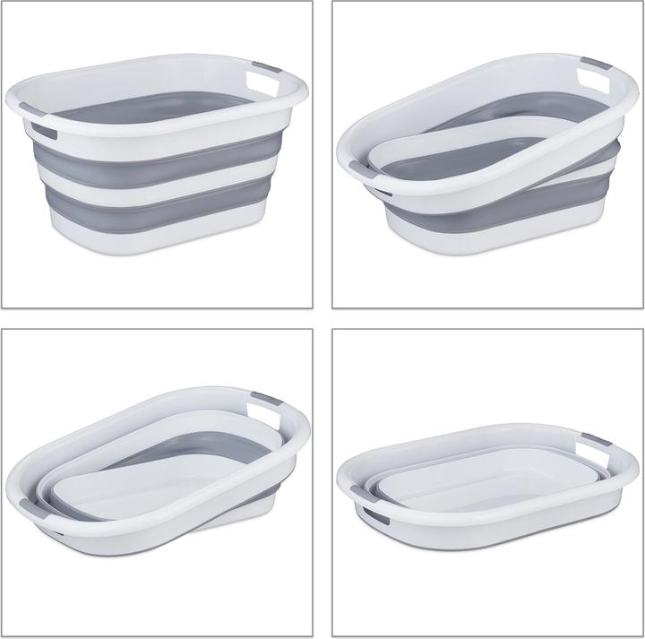 Actual product image Relaxdays Laundry basket (35 l)