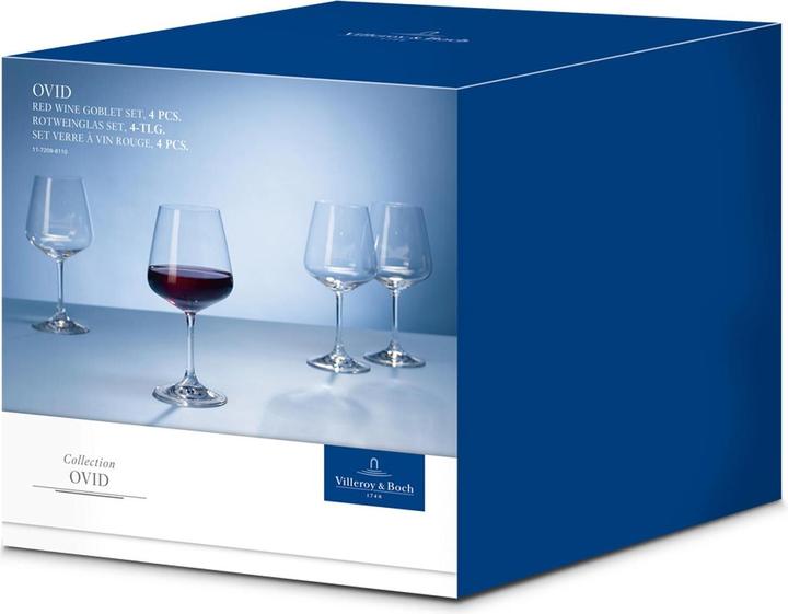 Image du produit Villeroy & Boch Verre à vin rouge 4pcs Ovid (59 cl, 4 Verres, Verres à vin rouge)