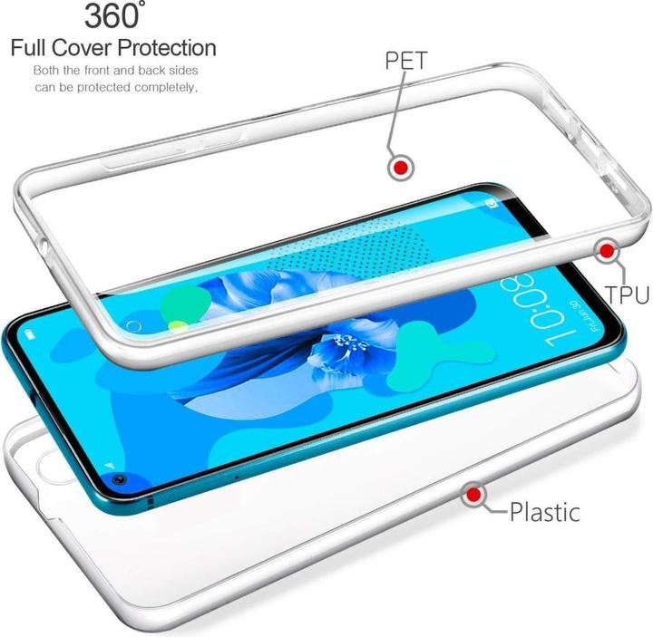 Actual product image Screenguard 360° Screen & Body Protector Huawei Nova 5T Cover with Foil (Huawei Nova 5T)