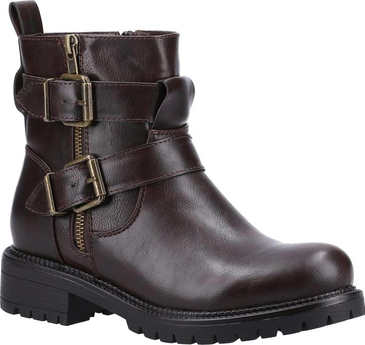 Actual product image Divaz Ankle Boots Sarah Motorcycle Style (39.5)