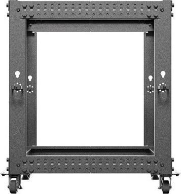 Actual product image Lanberg OPEN RACK 19 12U 600X600-1100 REGULOWANY CZARNY (19 inch rack)