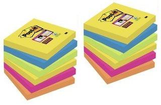 Actual product image Post-it note 7,6 x 7,6 cm, Colored (76 x 76 mm)