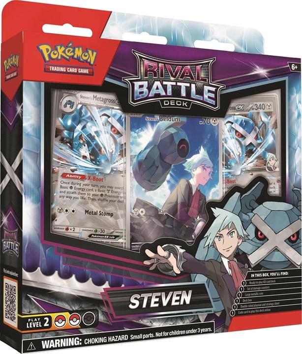 Actual product image Pokémon Rival Battle Deck Marnie/Steven (English, Deck)