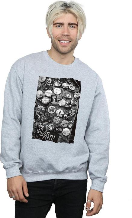 Produktbild AC/DC Badges Kollektion Sweatshirt aus Baumwolle (S)