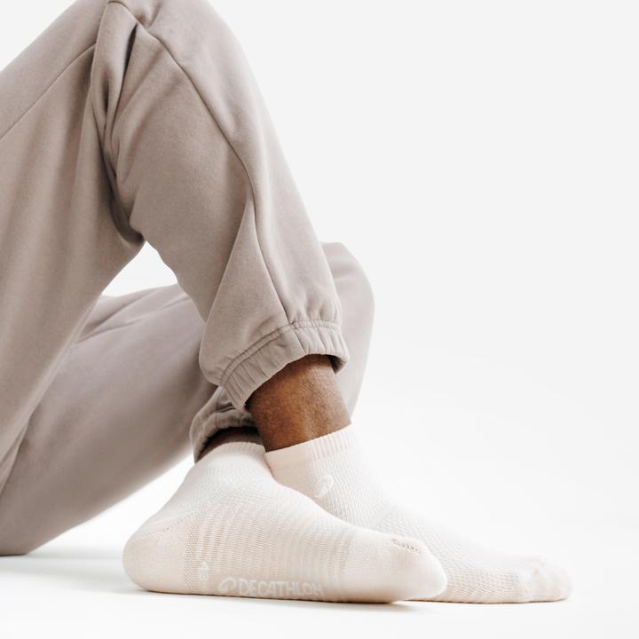 Actual product image Decathlon Socken Low 3er-Pack - rosa/weiss (35, 38)