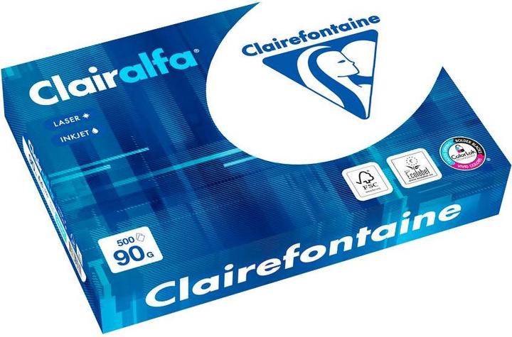 Produktbild Clairefontaine Box A4 Kopierpapier 90 Gramm Clairalfa (90 g/m², 2500 x, A4)