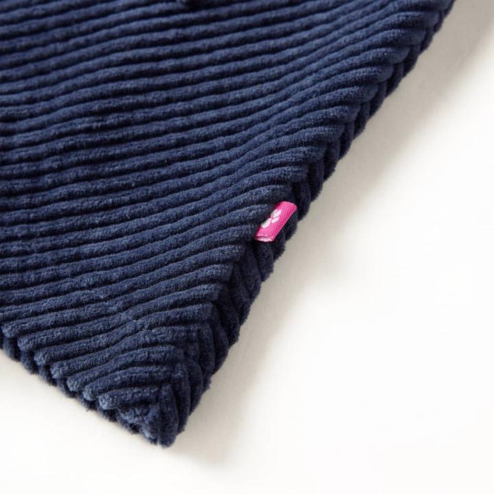 Image du produit VidaXL Jupe enfant avec poches Velours côtelé Bleu marine 128,Matière : 100 (128)