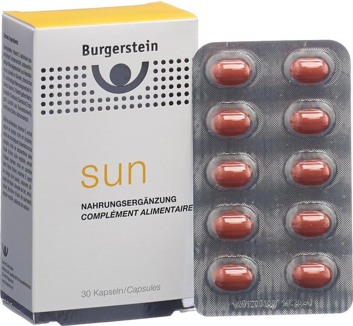 Immagine prodotto Burgerstein Sole (30 Pezzo/i, Pillole, 23 g)