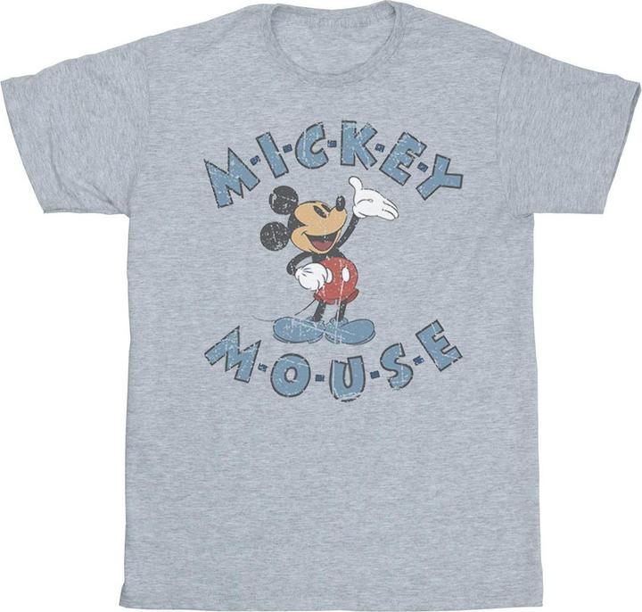 Actual product image Disney Womens/Ladies Mickey Mouse Dash Cotton Boyfriend T-Shirt (3XL)