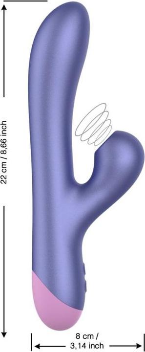 Actual product image Romp Pulse Wiederaufladbarer Rabbit Vibrator mit Klitoris Sauger