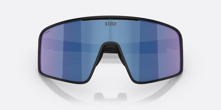 Image du produit Bliz P001 (Grey w Blue Mirror, Noir mat, Grey with Blue Mirror Cat. 3)