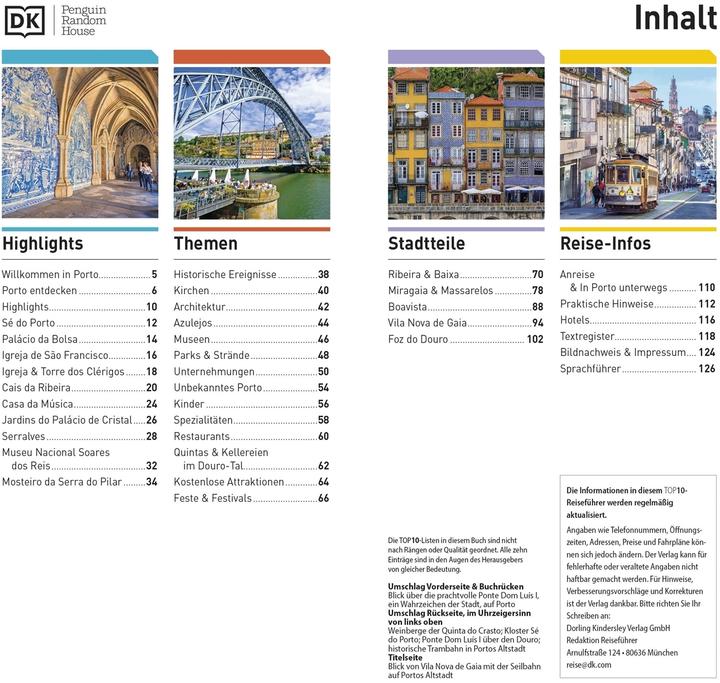 Produktbild TOP10 Reiseführer Porto (Deutsch, DK Verlag Reise, 2024)