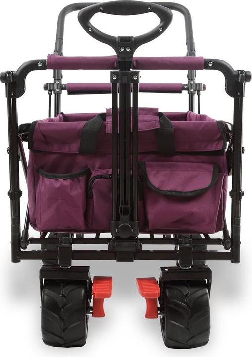 Immagine prodotto Fuxtec Strand-Bollerwagen FX-CTB800 mit UV-geschütztem Sonnendach,Schiebegriff & Innenraumverlängeru