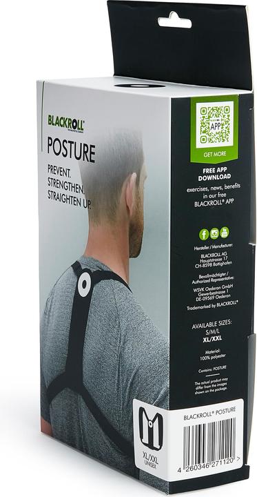 Actual product image Blackroll Posture Pro S/M/L