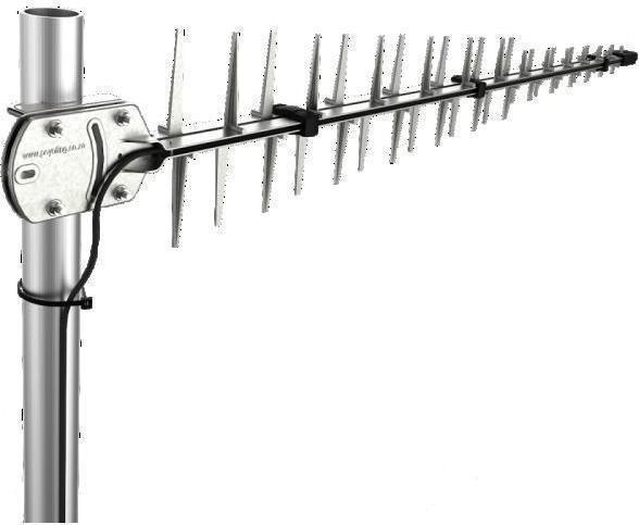Produktbild Poynting A-LPDA-0092-04 - LTE & 5G Richtantenne 692 - 3800 MHz, max. Gewinn 12dBi, 30cm Anschlusska (Parabolantenne, 12 dB, LTE)
