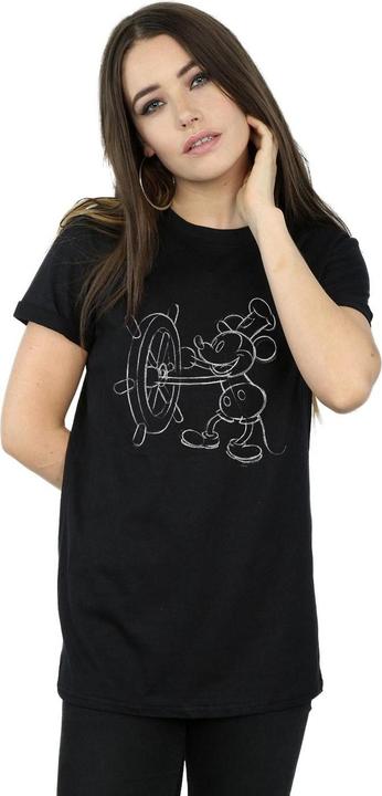 Produktbild Disney Mickey Mouse Steamboat Sketch TShirt (XXL)