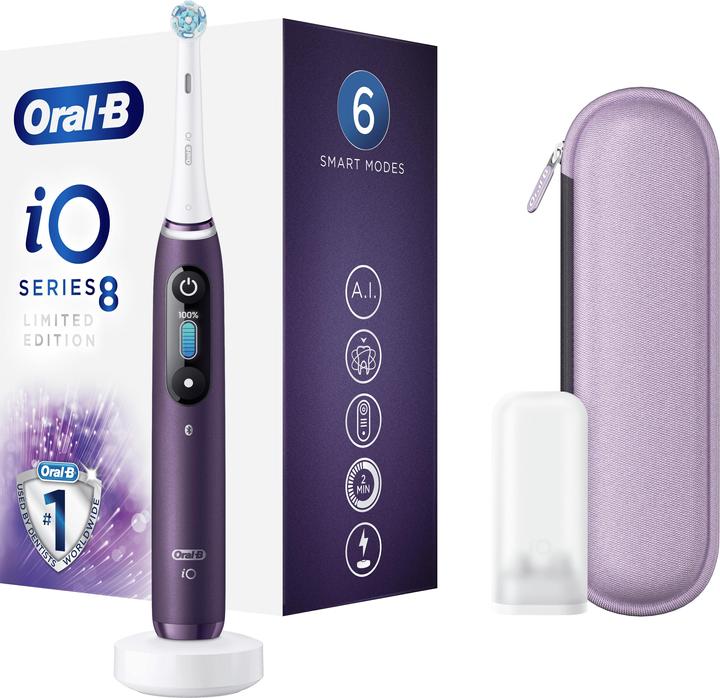 Produktbild Oral-B iO Series 8 Elektrische Zahnbürst, purple (Schallzahnbürste)