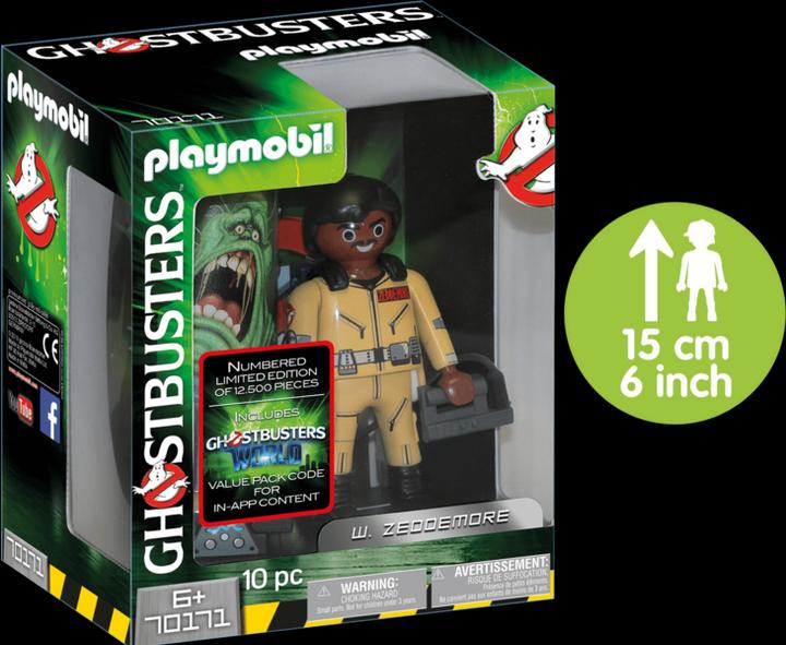 Image du produit Playmobil Ghostbusters Figurine de collection W. Zeddemore (70171, Playmobil Ghostbusters)
