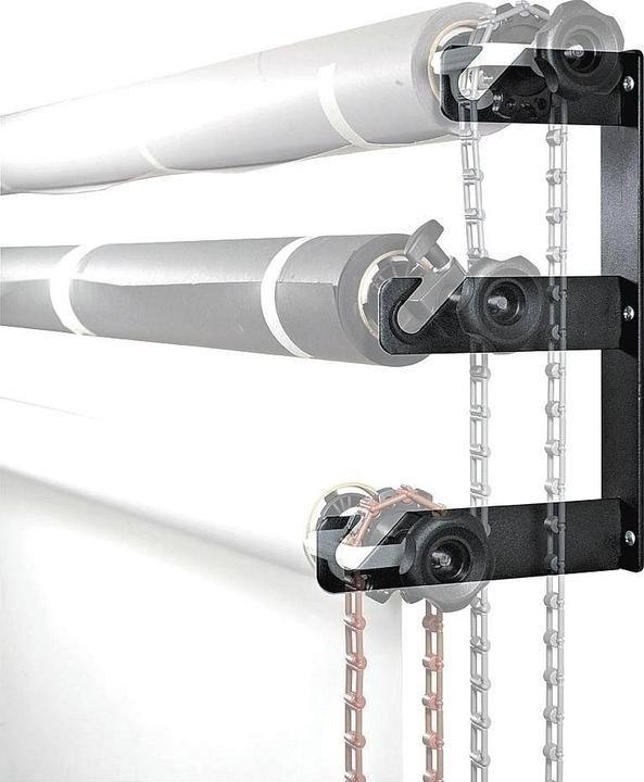 Image du produit Manfrotto Porte-rouleau de fond triple pour montage mural