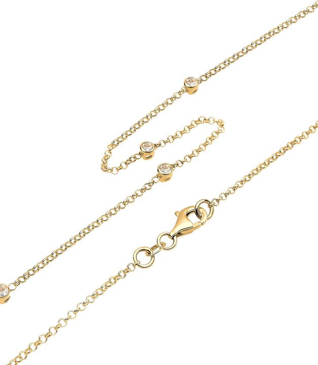 Actual product image Elli Crystal chain (925 sterling silver, Glass crystal, 45 cm)