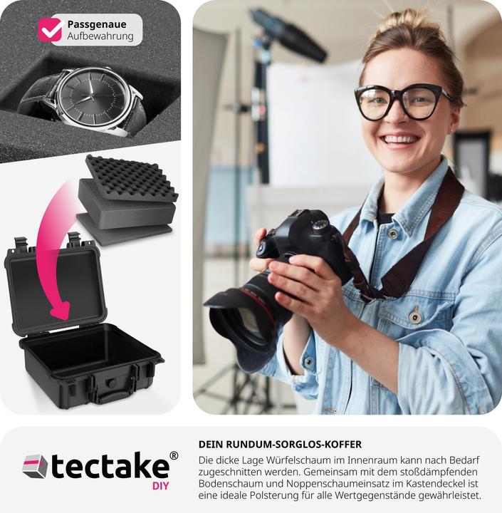 Image du produit tectake Coffret photo universel (Mallette photo, 8.90 l)