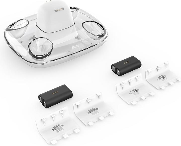 8bitdo Station d'accueil double pour manettes sans fil Xbox, blanc. ADAPTATEUR D'ALIMENTATION À PRISE (Xbox One S)