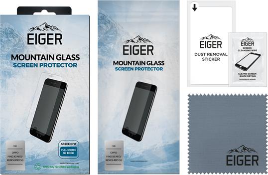Immagine prodotto Eiger 3D Glass Case amichevole (1 Pezzo/i, Oppo Find X3 Neo)