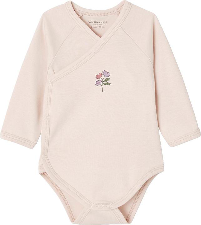 Produktbild Vertbaudet Bio-Kollektion: 3er-Pack Baby Langarmbodys, Blumen (68)