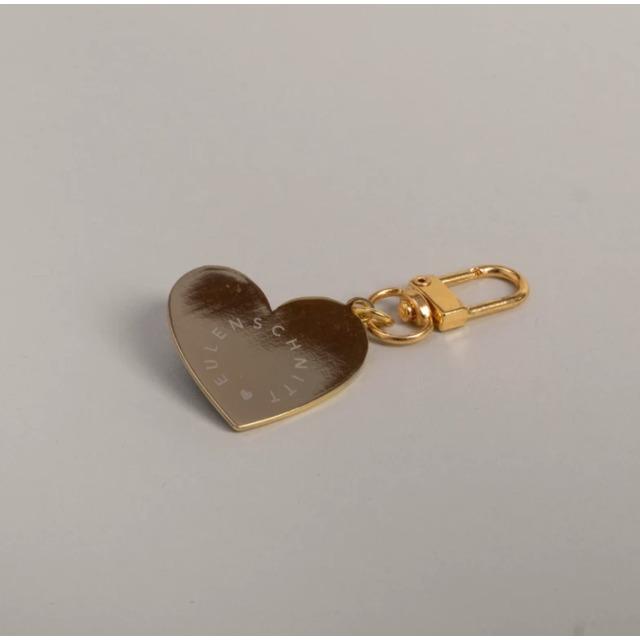 Actual product image Eulenschnitt Keyring pendant small heart black - by