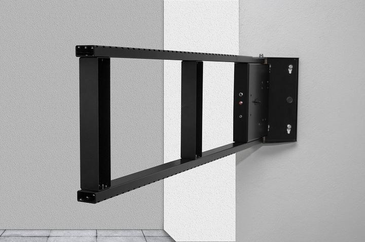 Actual product image DSS Wall mount electric, -75", max 40 kg, black (Wall, 75", 40 kg)