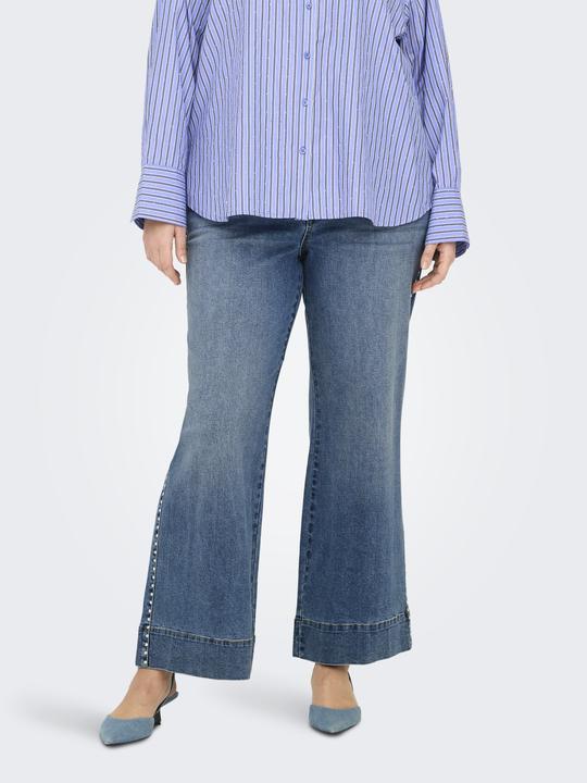 Immagine prodotto Only CARJUICY Hohe Taille Weiter Beinschnitt Jeans Jeans mit weitem Bein (W54/L30)