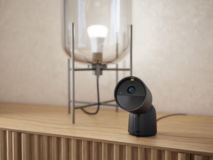 Actual product image Philips Hue Secure Wired Camera with Stand (1920 x 1080 Pixels)