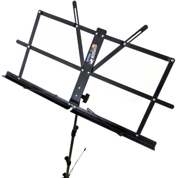 Produktbild keepdrum MUS2BK Notenständer Schwarz mit Tasche