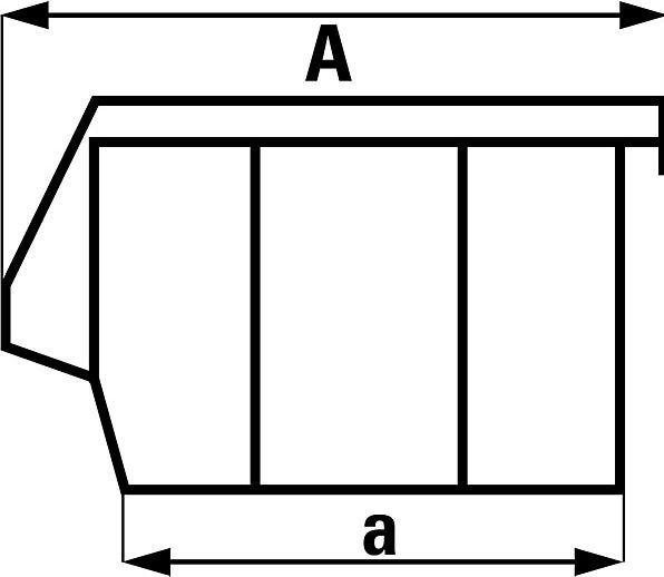 Produktbild Vipa Sichtlagerkasten aus Polyethylen