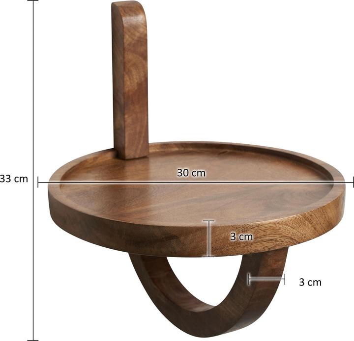 Produktbild FineBuy Wandregal (Ø 30 x 33 cm)
