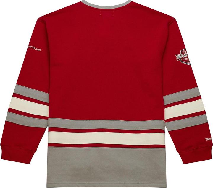 Actual product image Mitchell & Ness M&N Detroit Red Wings NHL Lace-Up Heritage Hoody - L (L)